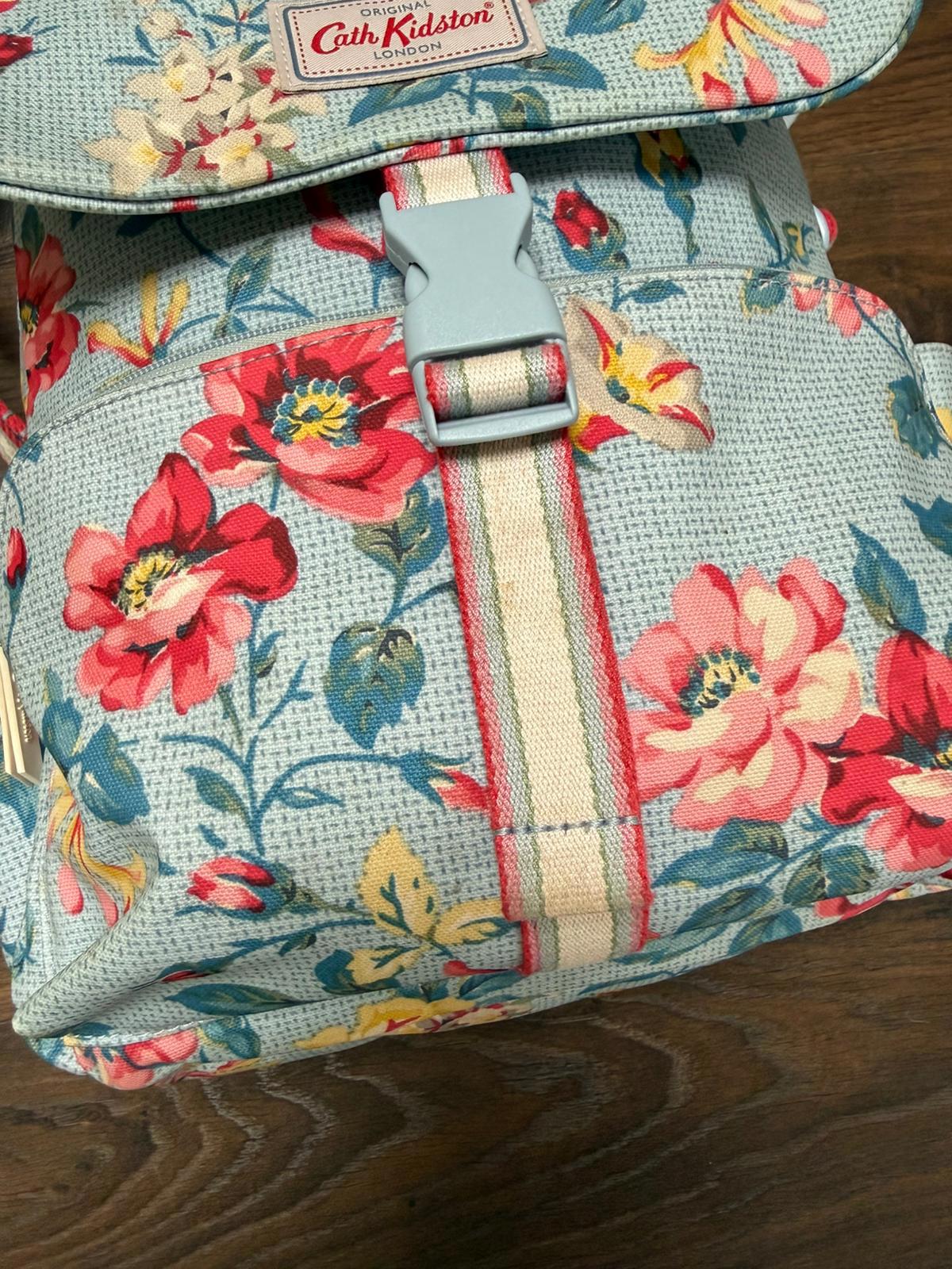 Cath Kidston Water Resistant Floral Print Back Pack/Ruck Sack - Uni School Work