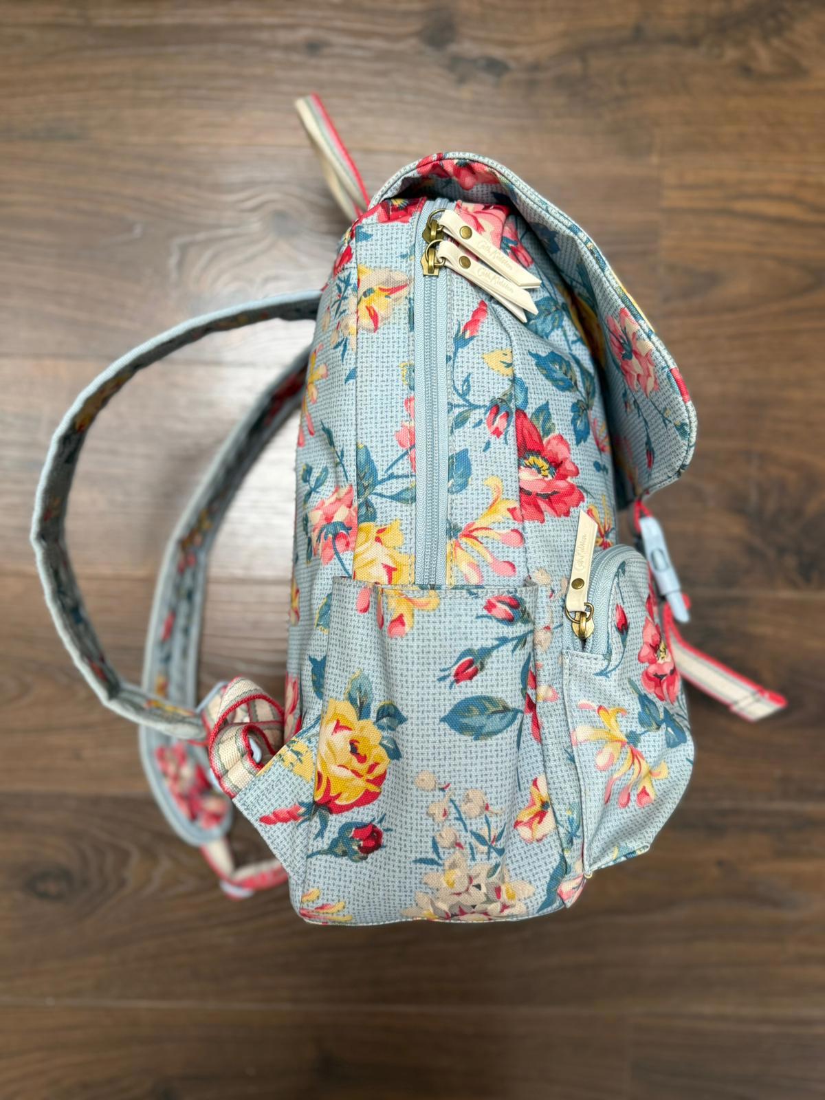 Cath Kidston Water Resistant Floral Print Back Pack/Ruck Sack - Uni School Work