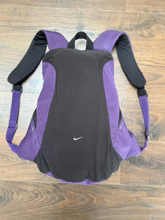 Nike Back Pack/Ruck Sack - School Uni Pe Travel Holiday Work - Purple/Black