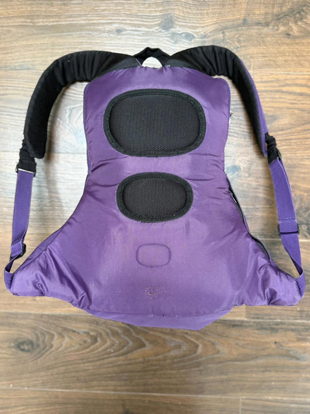 Nike Back Pack/Ruck Sack - School Uni Pe Travel Holiday Work - Purple/Black