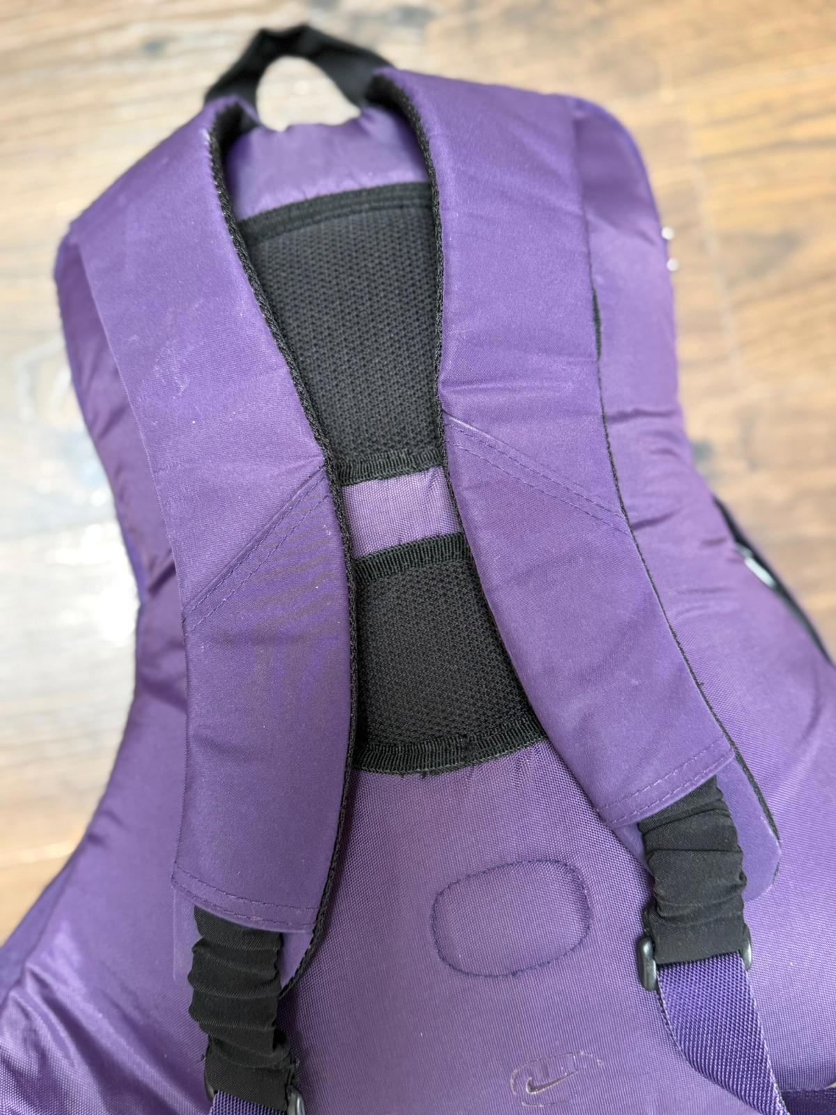 Nike Back Pack/Ruck Sack - School Uni Pe Travel Holiday Work - Purple/Black