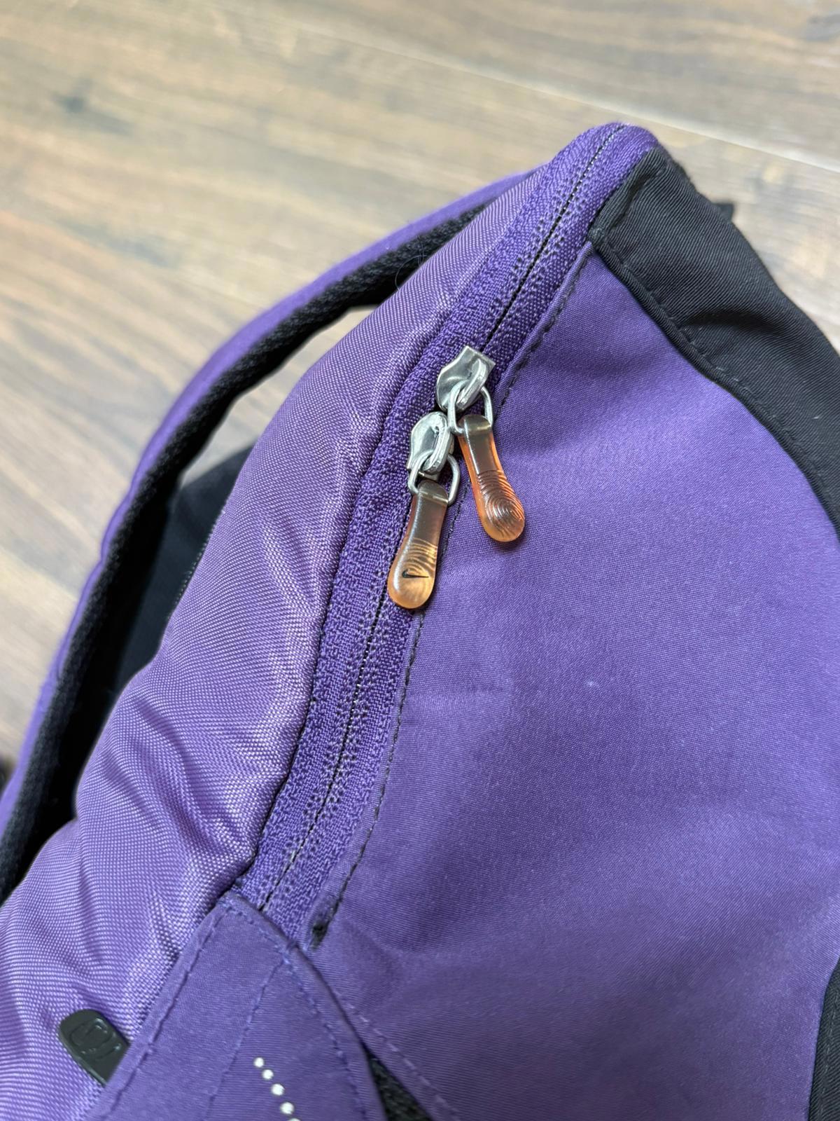 Nike Back Pack/Ruck Sack - School Uni Pe Travel Holiday Work - Purple/Black