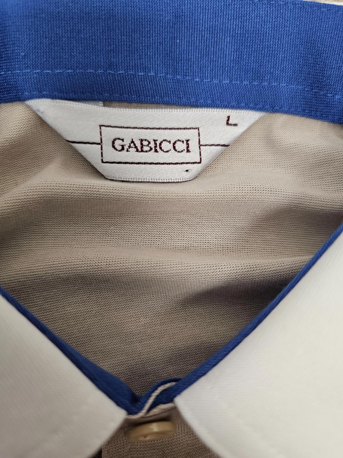 Gabicci Vintage Retro 80's Mens Embroidered golf Polo Shirt - NWT - L/large