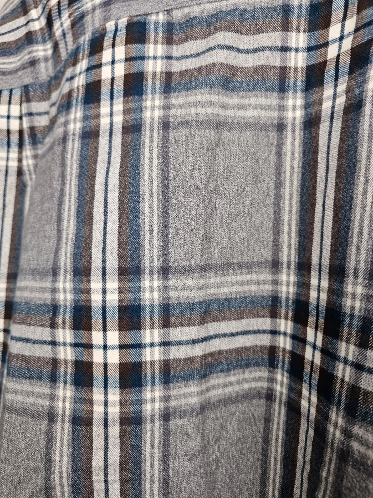 Carharrt Checkered Sherpa Fleece Lined Button Up Shacket/Jacket - M/Medium L/Large - Grey