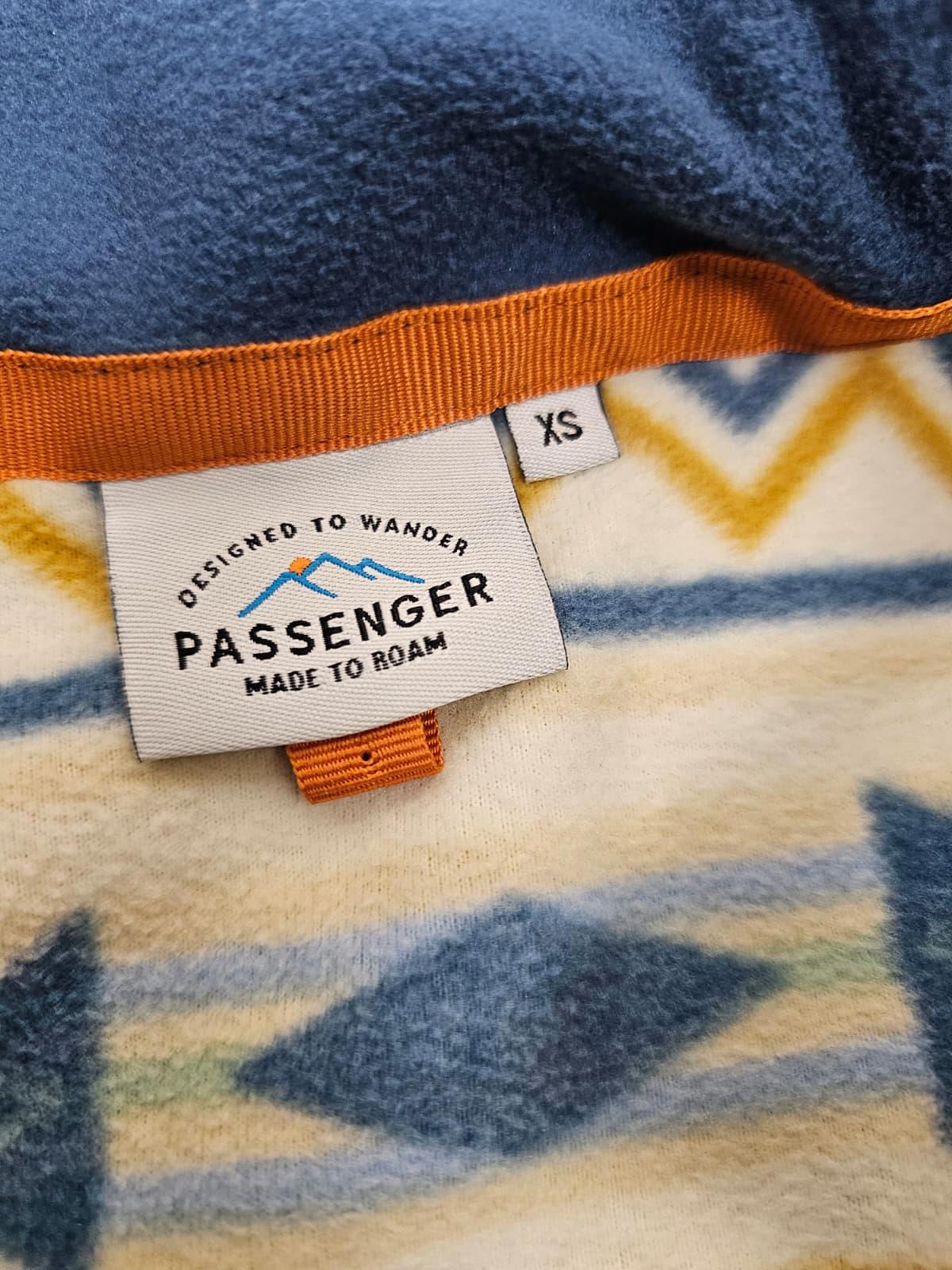 Passenger Womens Pullover Snap Button Aztec Fleece Jumper - XS/Extra Small