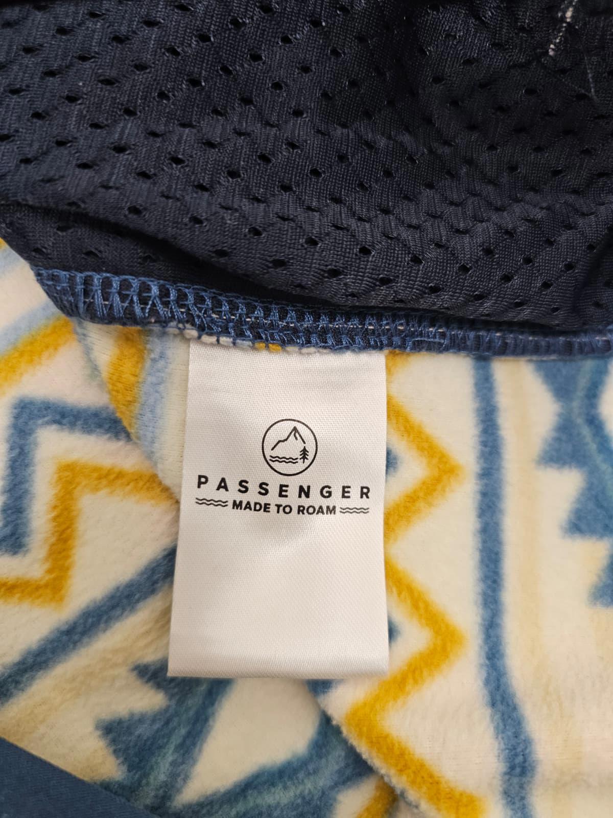 Passenger Womens Pullover Snap Button Aztec Fleece Jumper - XS/Extra Small