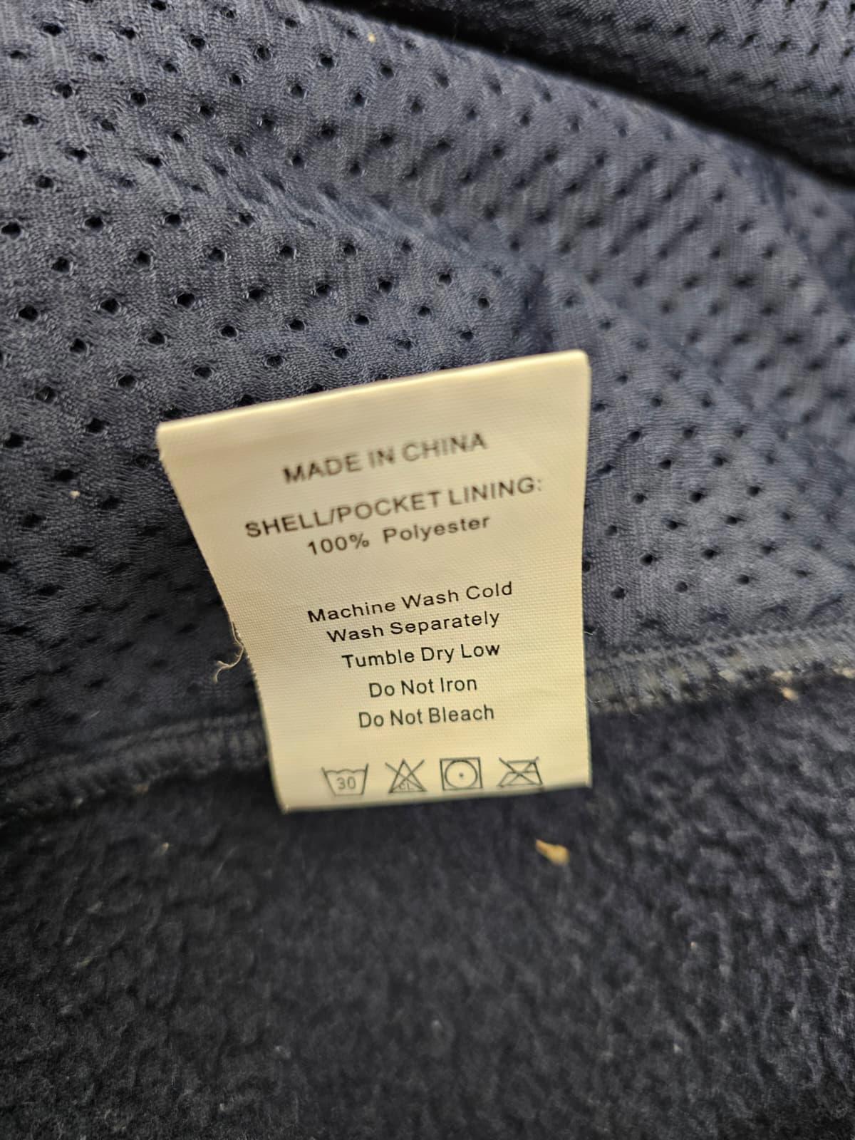 Passenger Mens Full Zip Fleece Jacket - L/Large - Navy