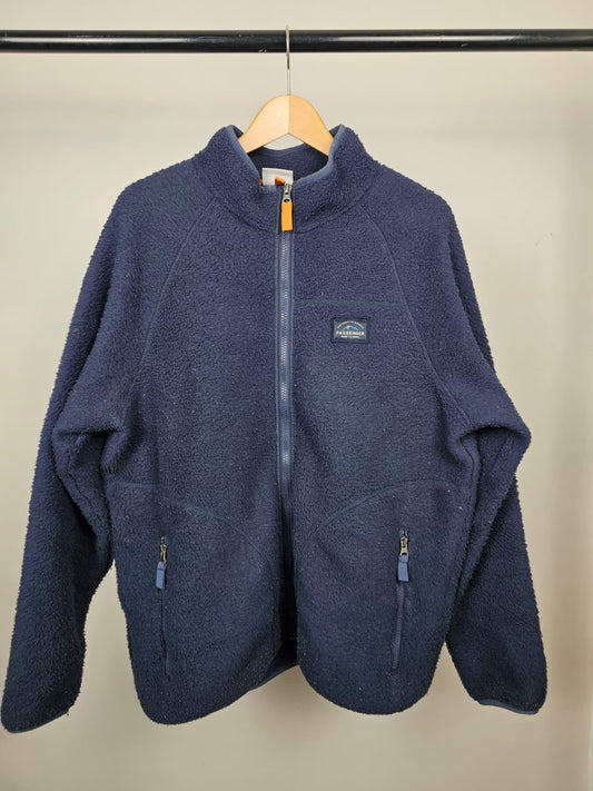 Passenger Mens Full Zip Fleece Jacket - L/Large - Navy