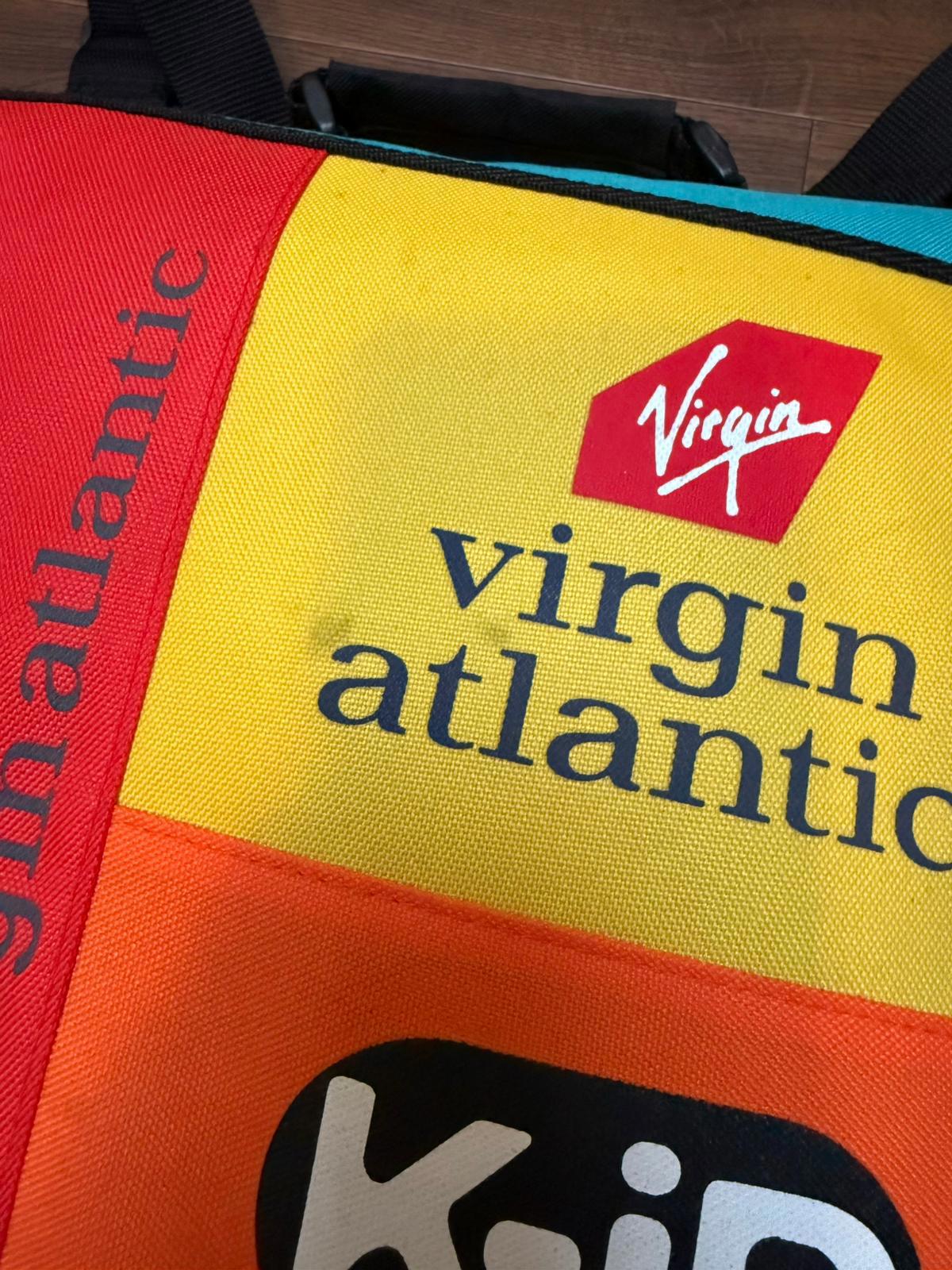 Virgin Atlantic K-ID Y2K 2000's Small Satchel Style Back Pack Ruck Sack - Small