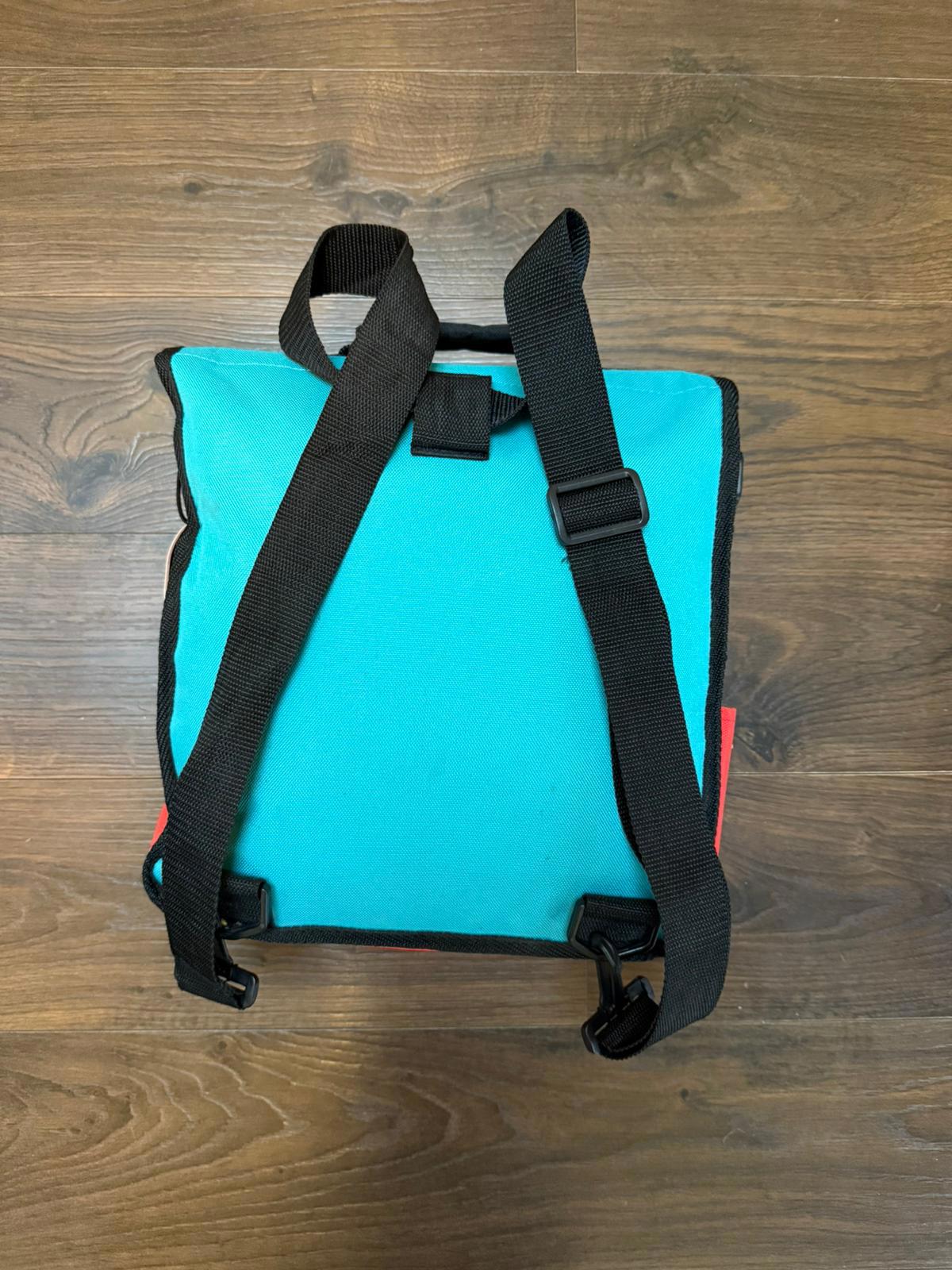 Virgin Atlantic K-ID Y2K 2000's Small Satchel Style Back Pack Ruck Sack - Small