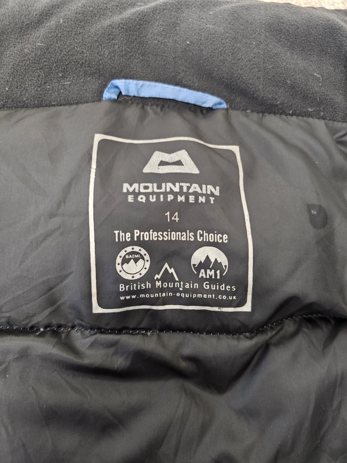 Mountain Equipment Womens Full Zip Hooded Down Puffer Jacket - UK 14