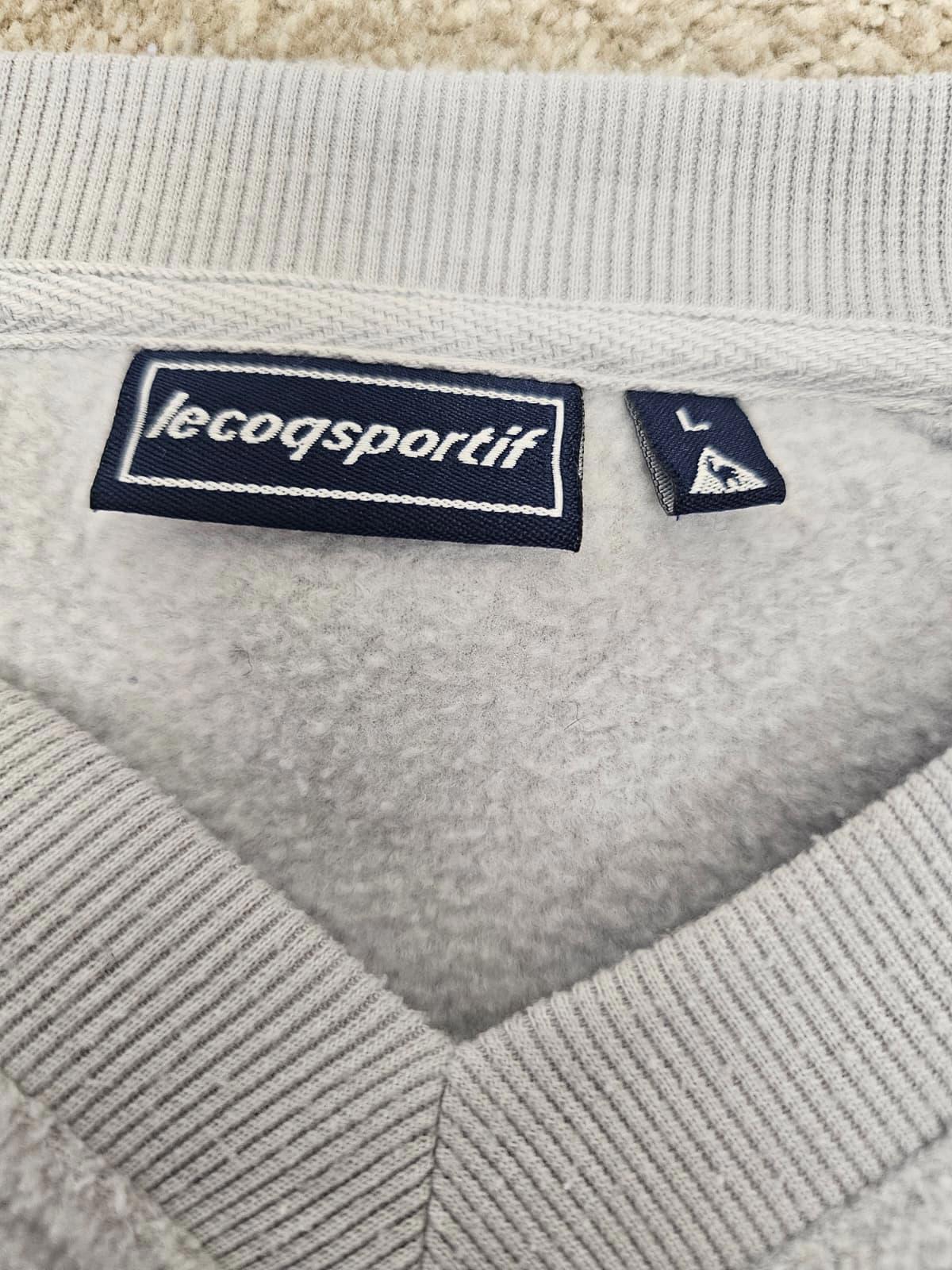 Le Coq Sportif Mens V Neck Pullover Fleece Jumper/Sweatshirt - L/Large