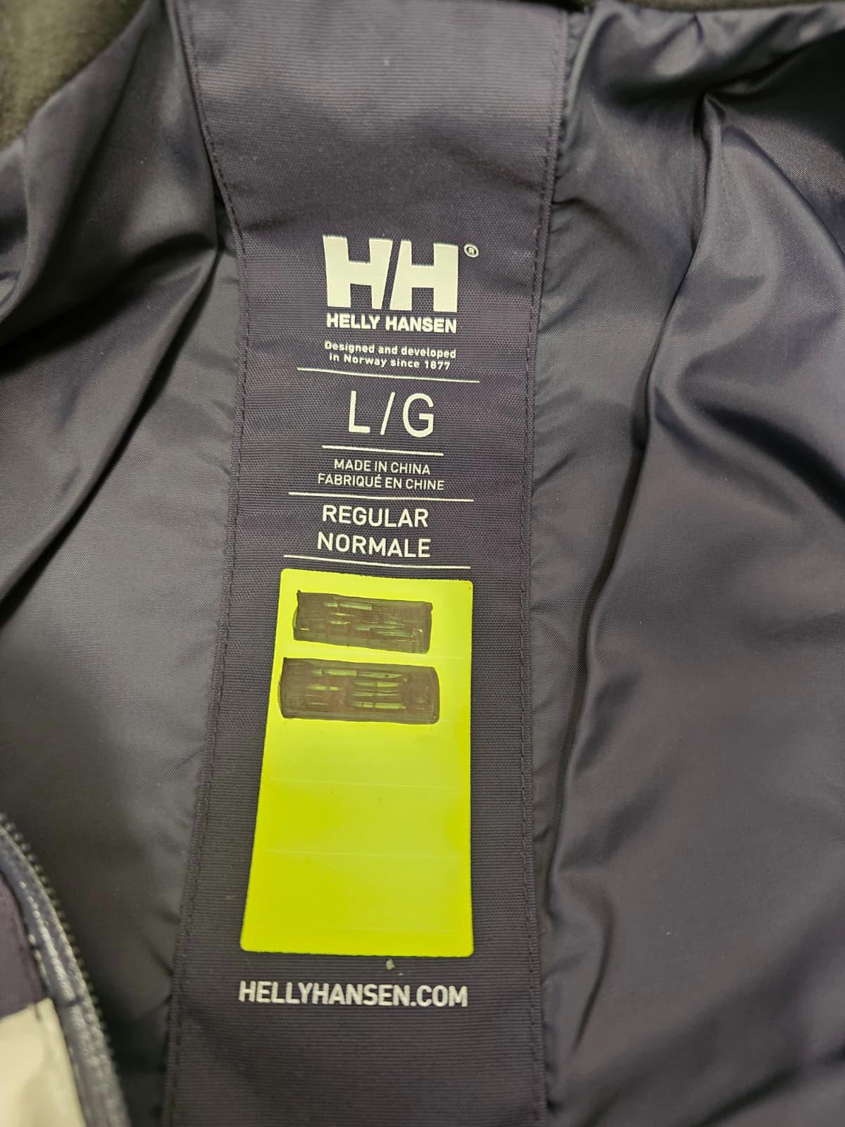 Helly Hansen Mens Salt Flag Full Zip Hooded Waterproof Sailing Jacket - L/Large