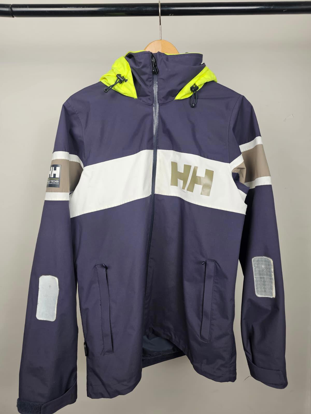 Helly Hansen Mens Salt Flag Full Zip Hooded Waterproof Sailing Jacket - L/Large