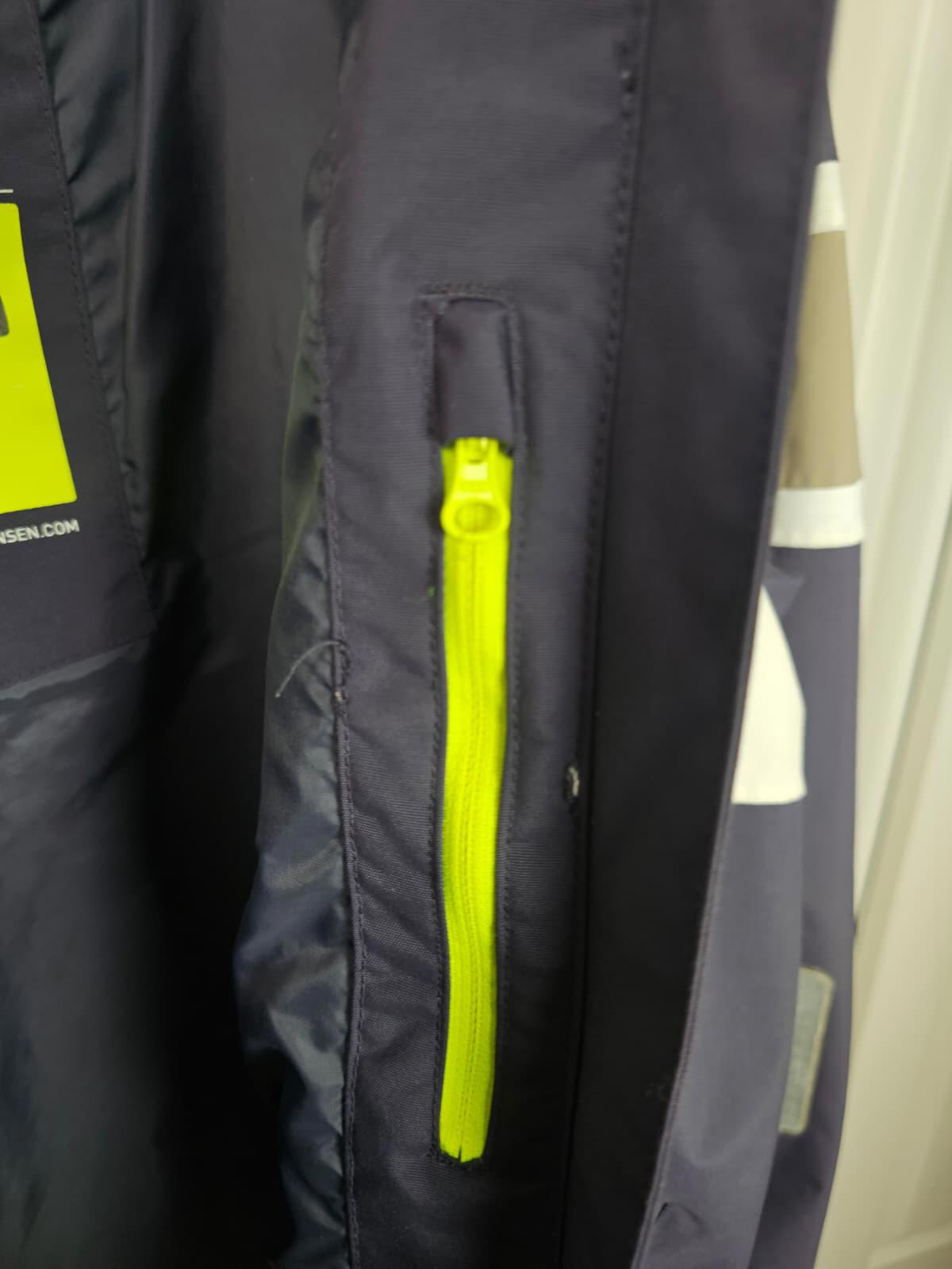 Helly Hansen Mens Salt Flag Full Zip Hooded Waterproof Sailing Jacket - L/Large