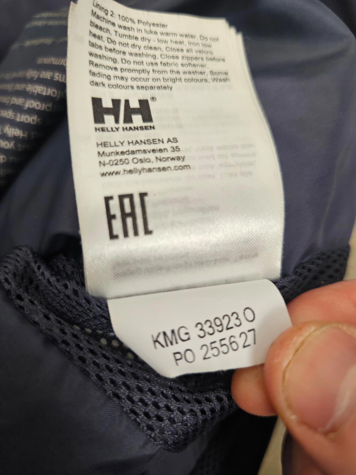 Helly Hansen Mens Salt Flag Full Zip Hooded Waterproof Sailing Jacket - L/Large