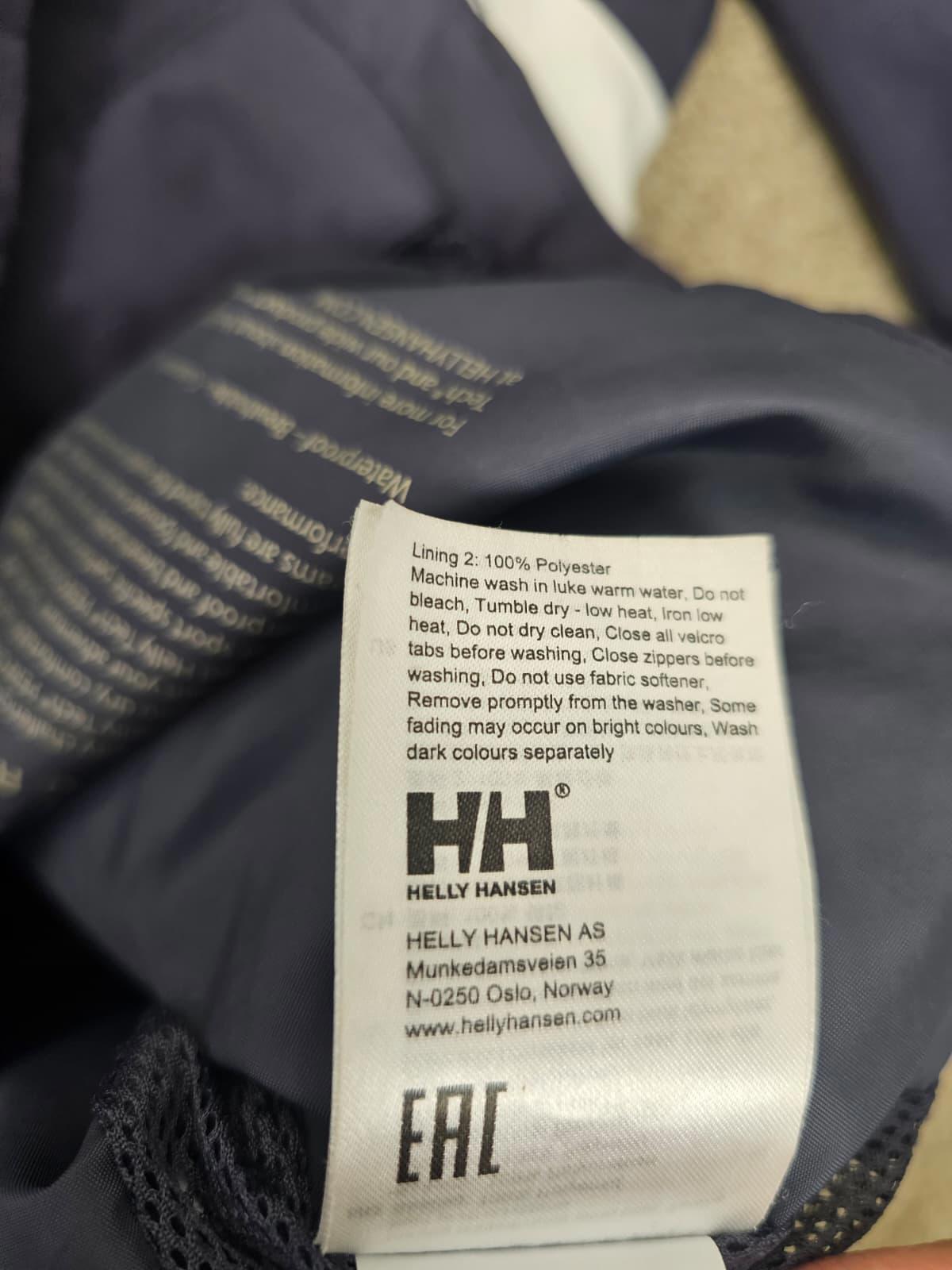 Helly Hansen Mens Salt Flag Full Zip Hooded Waterproof Sailing Jacket - L/Large