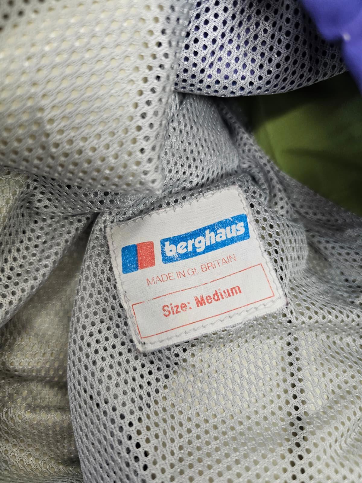 Berghaus Mens Vintage 90's Gore-Tex Pullover 1/2 Zip Courmayeur Smock - M/Medium