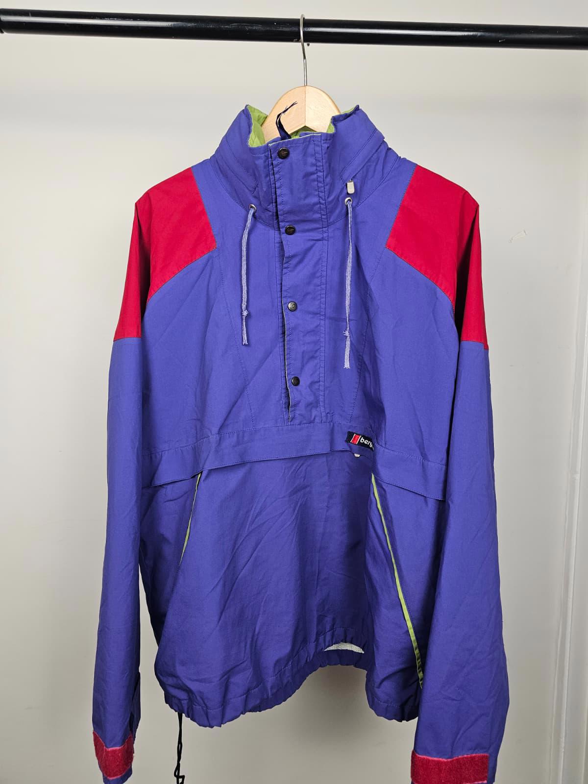 Berghaus Mens Vintage 90's Gore-Tex Pullover 1/2 Zip Courmayeur Smock - M/Medium