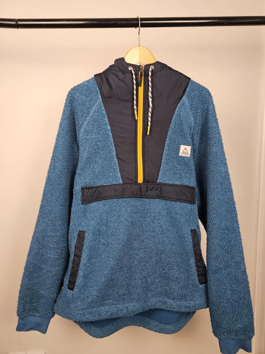 Passenger Mens Woodland Pullover Polar Lined 1/2 Zip Fleece Jumper - XL