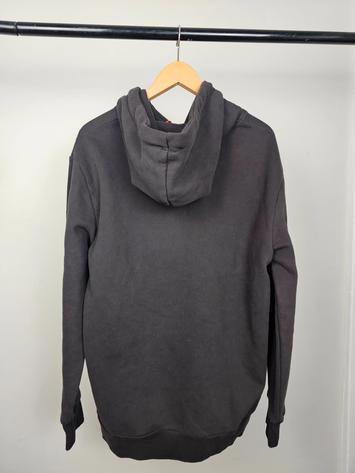 Superdry Mens Chest Print Pullover Hoodie - Black - New With Tags