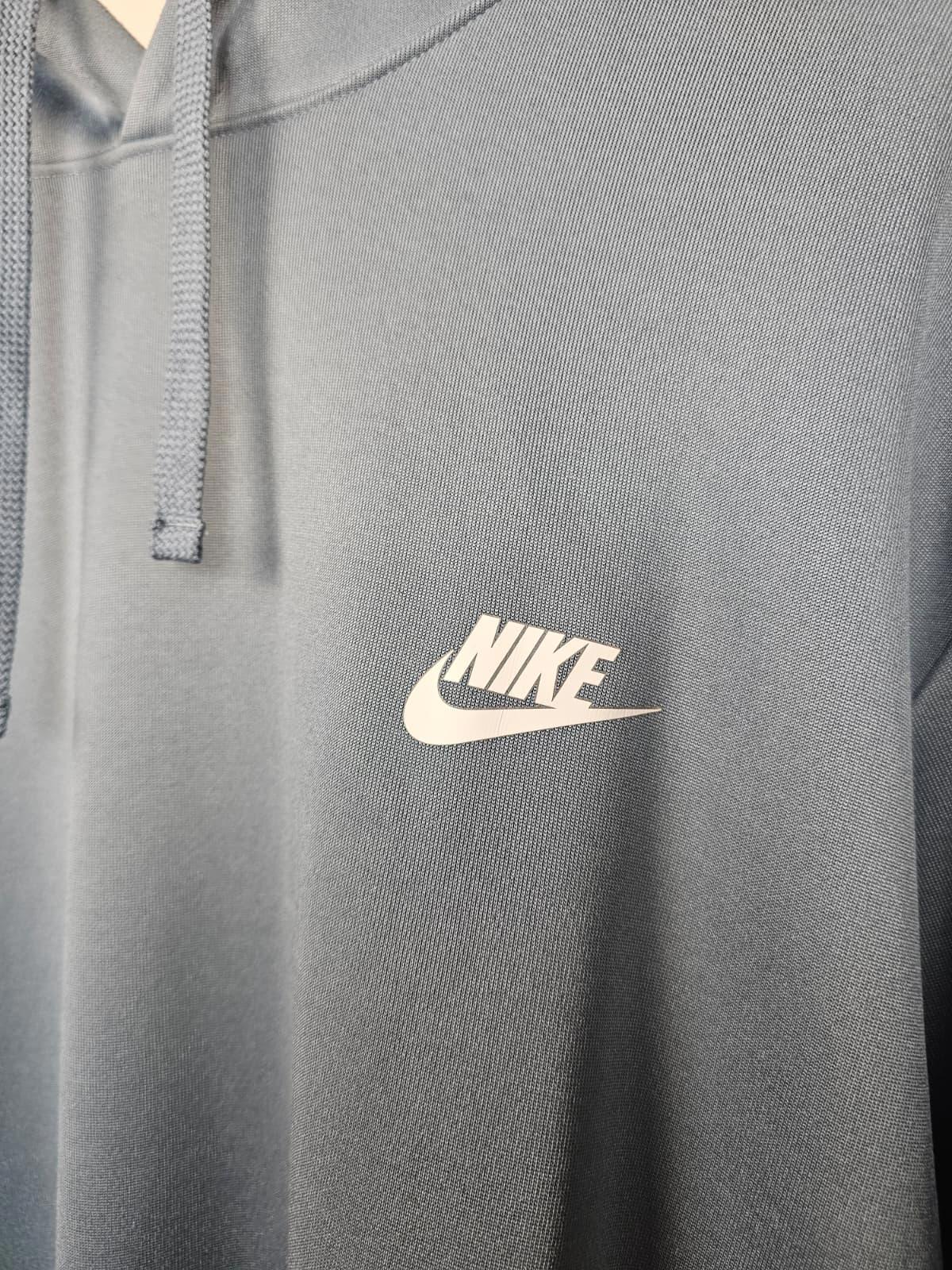 Nke Mens Taped Pullover Hoodie - XXL/Extra Extra Large/2XL - Petrol Blue