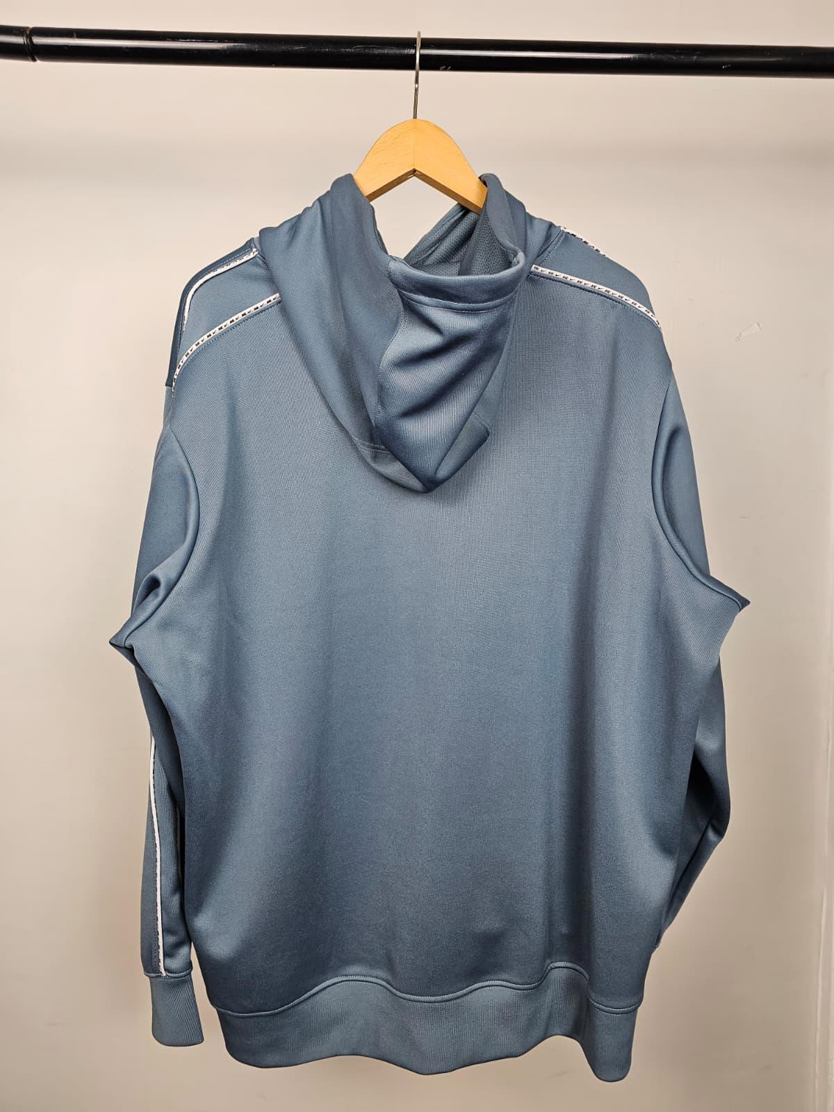 Nke Mens Taped Pullover Hoodie - XXL/Extra Extra Large/2XL - Petrol Blue
