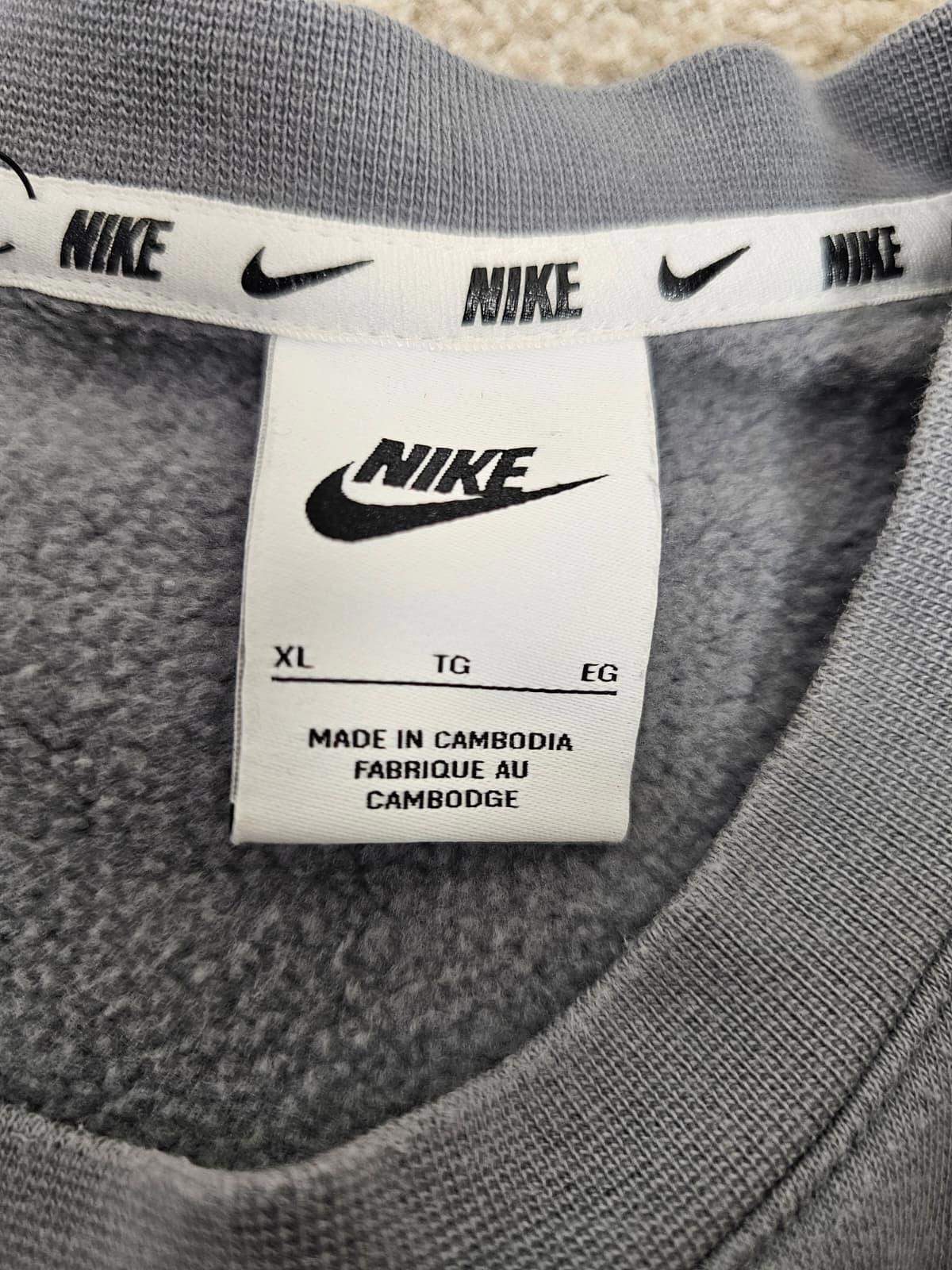 Nike Mens Big Spellout Swoosh Crew Neck Jumper/Sweatshirt - XL/Extra Large