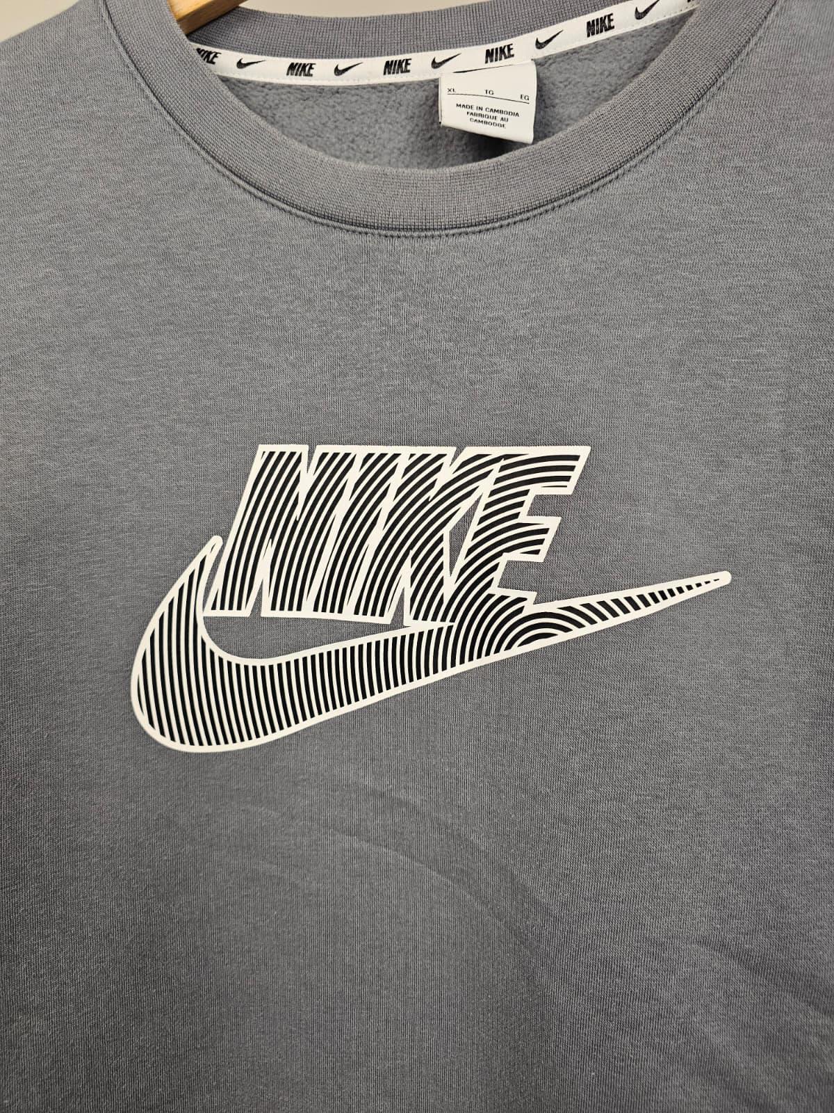 Nike Mens Big Spellout Swoosh Crew Neck Jumper/Sweatshirt - XL/Extra Large