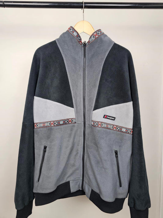 Berghaus Full Zip Tramantana Aztec Fleece Jacket - L/Large - Unisex
