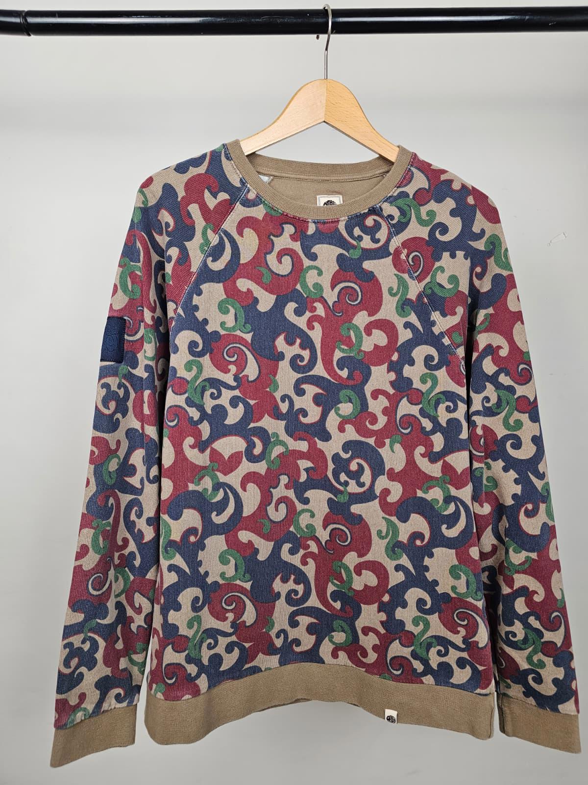 Pretty Green Mens Retro Print Pullover Jumper/Sweatshirt - M/Medium