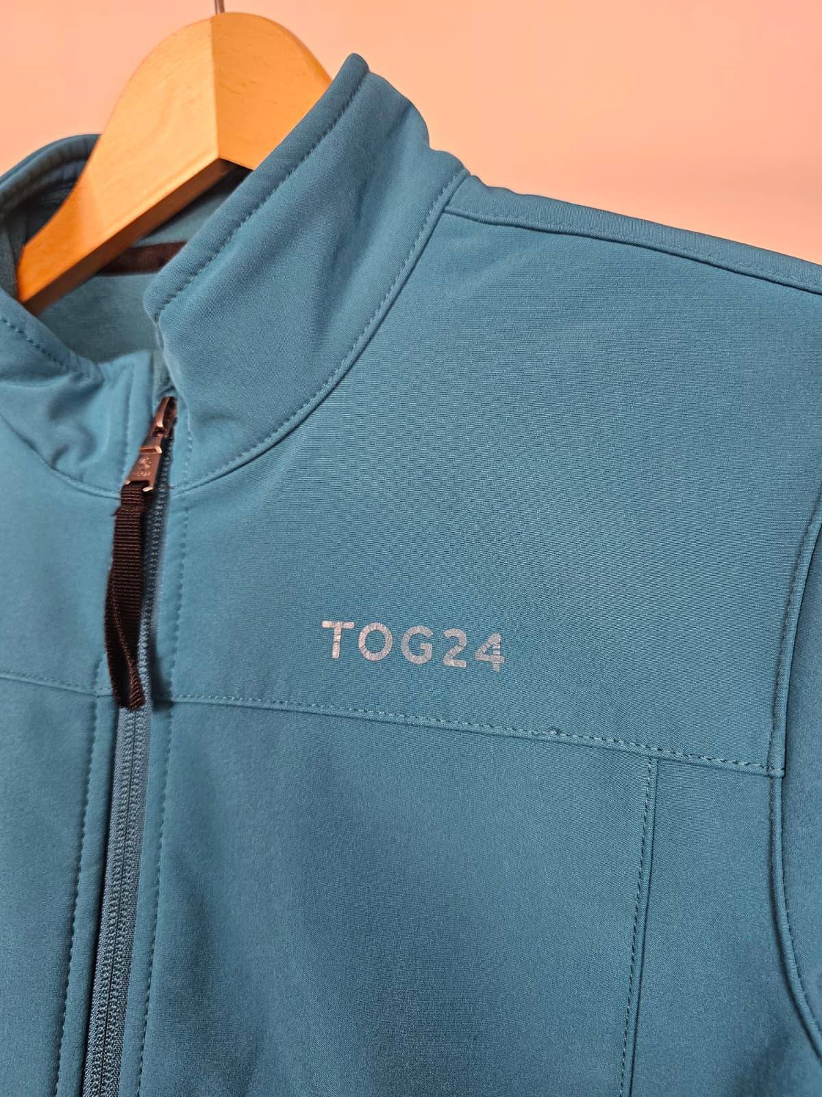TOG 24 Womens Full Zip Soft Shell Fleece Lined Wind Proof Jacket - UK 14
