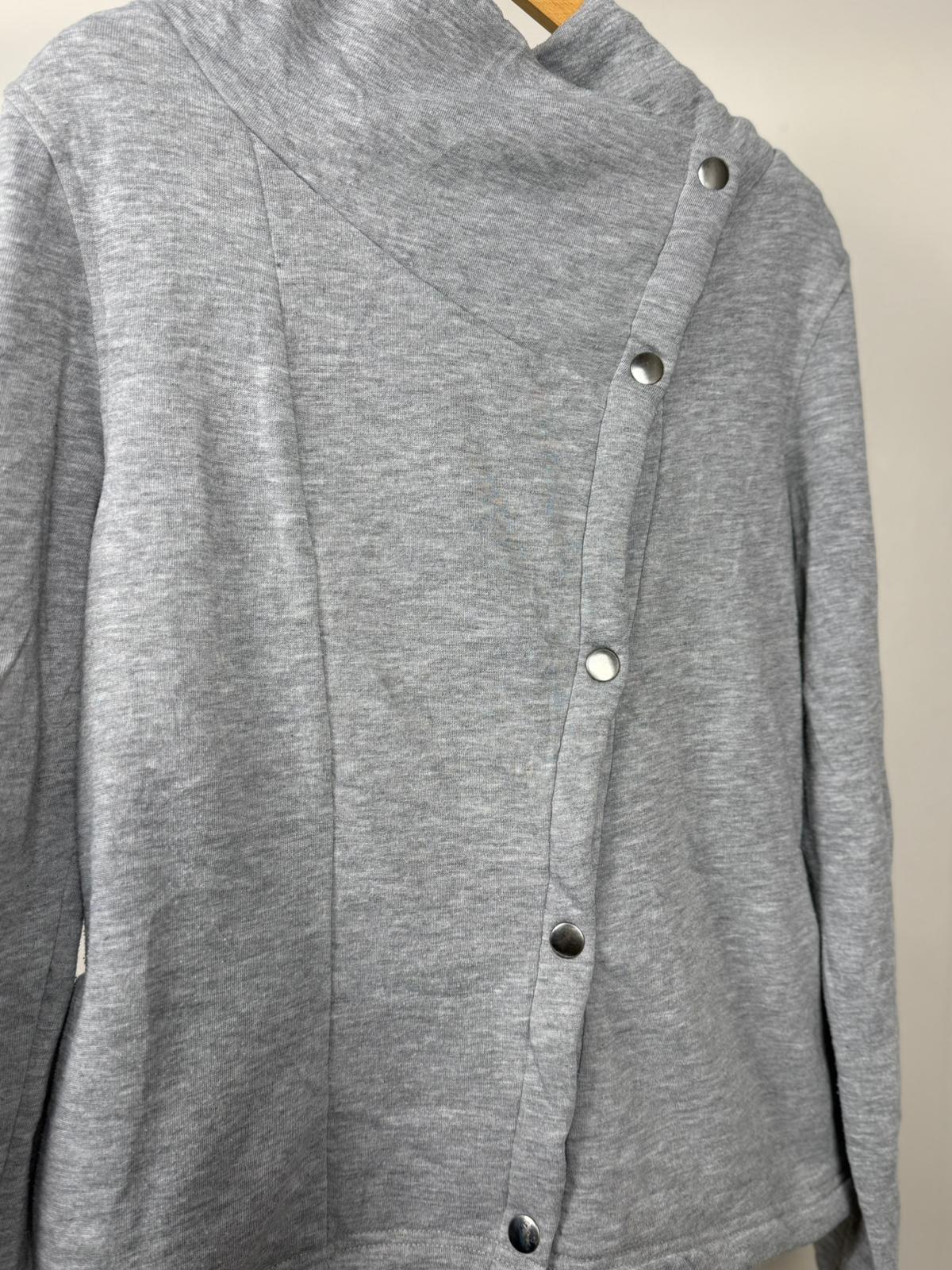Columbia Womens Asymmetric Snap Button Sherpa Fleece Lined Jacket - M/Medium