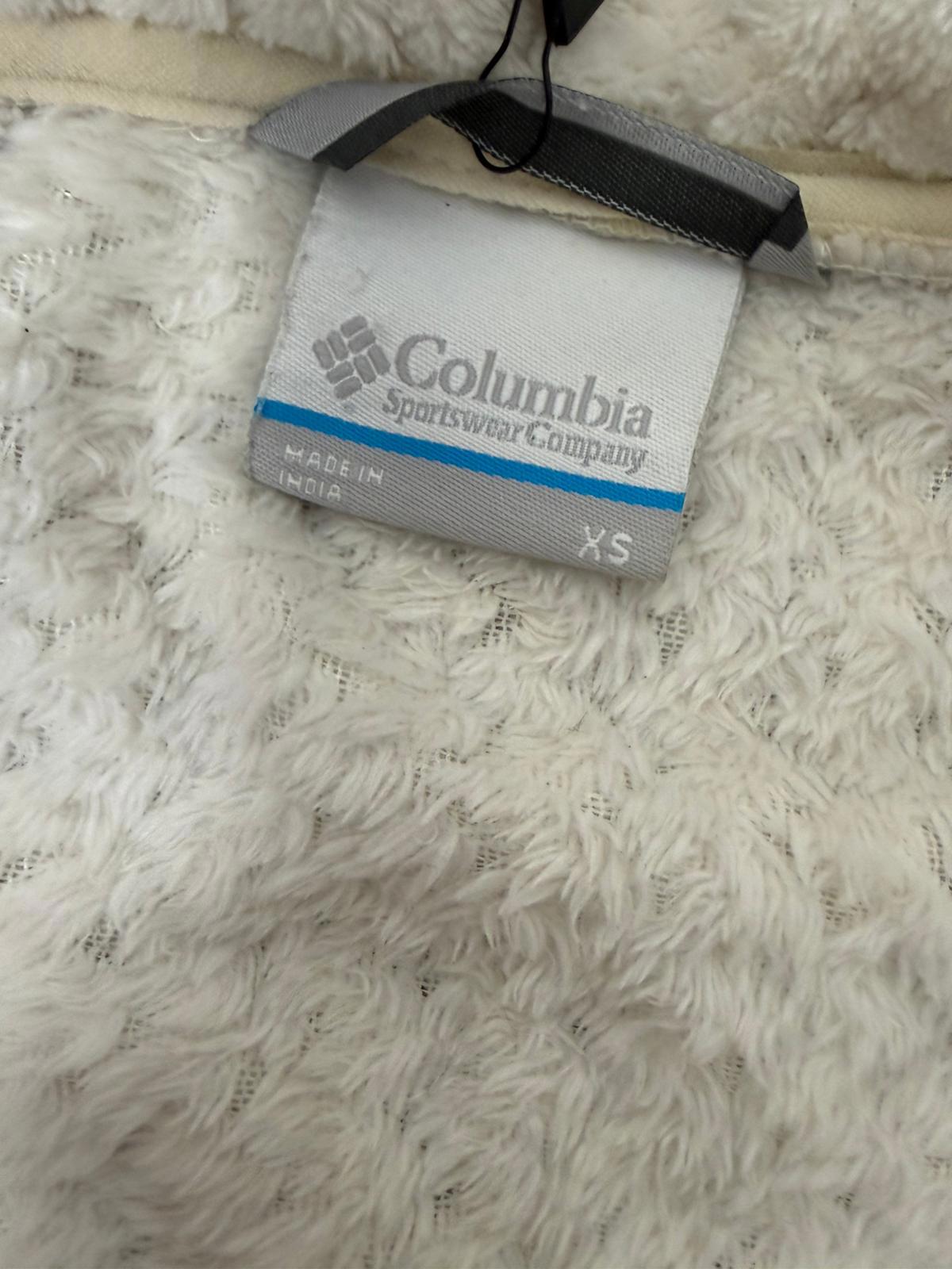 Columbia Womens Fluffy Teddy Bear Fleece Lined Full Zip Jacket - XS/Extra Small