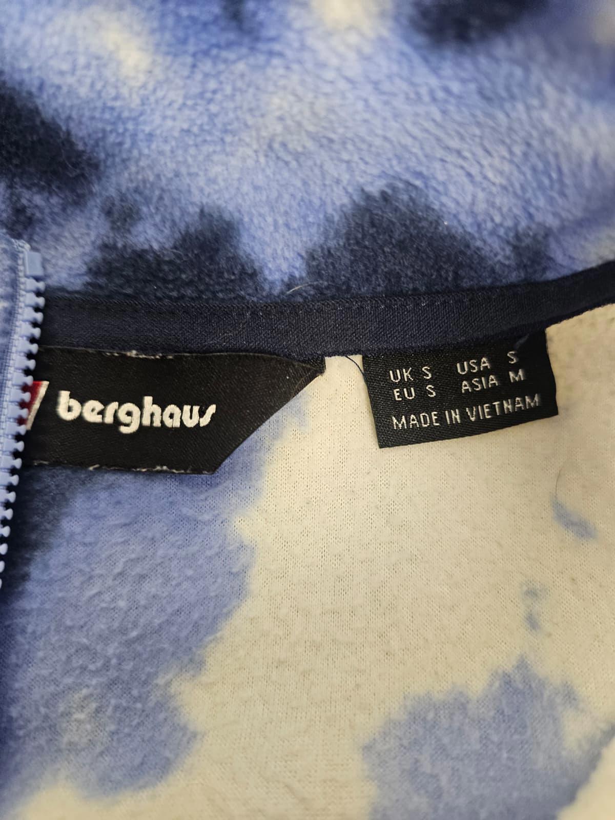 Berghaus 1/4 Zip Dean Street Pullover Cropped Fleece Jumper - S/Small