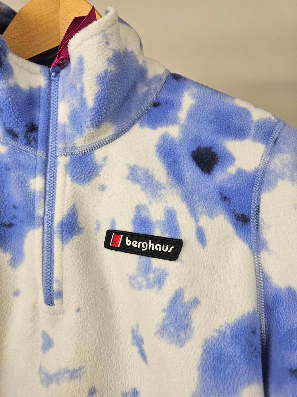 Berghaus 1/4 Zip Dean Street Pullover Cropped Fleece Jumper - S/Small