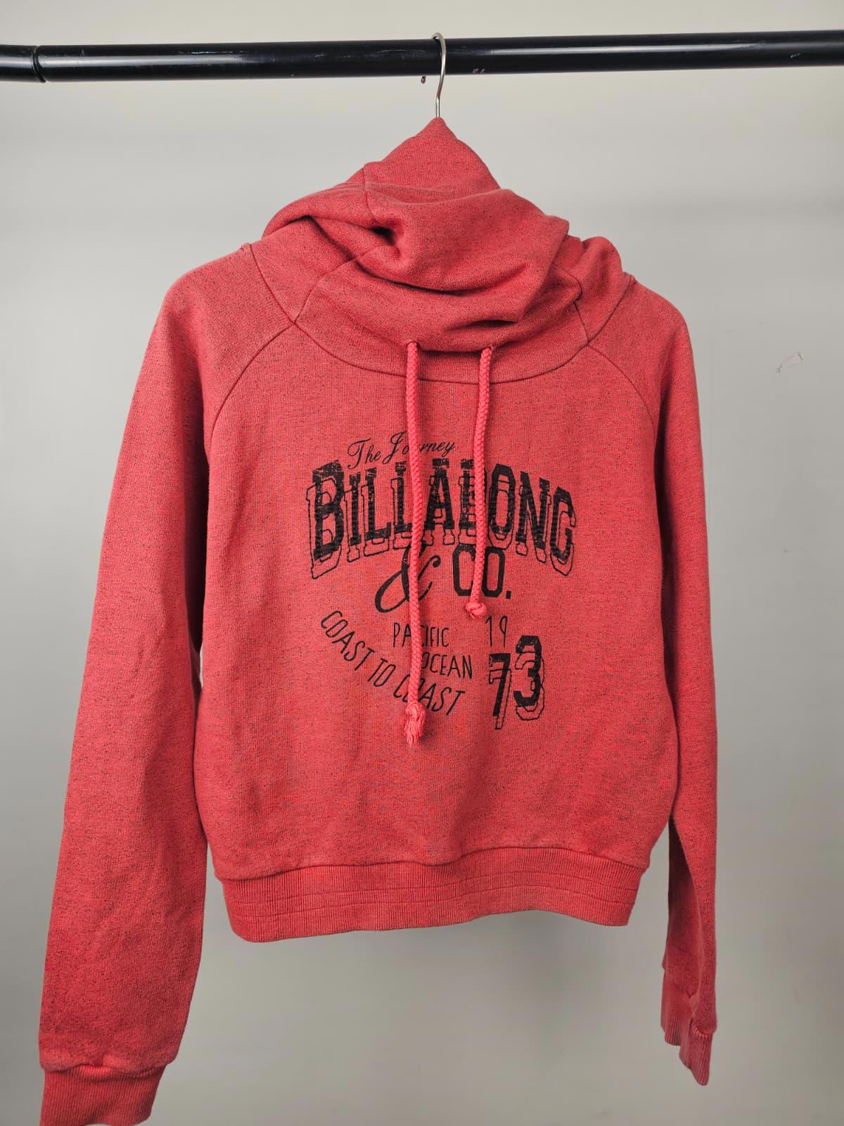 Billabong Womens Y2K 200s Pullover Cowl Neck Hoodie Jumper - S/Small