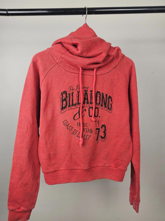 Billabong Womens Y2K 200s Pullover Cowl Neck Hoodie Jumper - S/Small