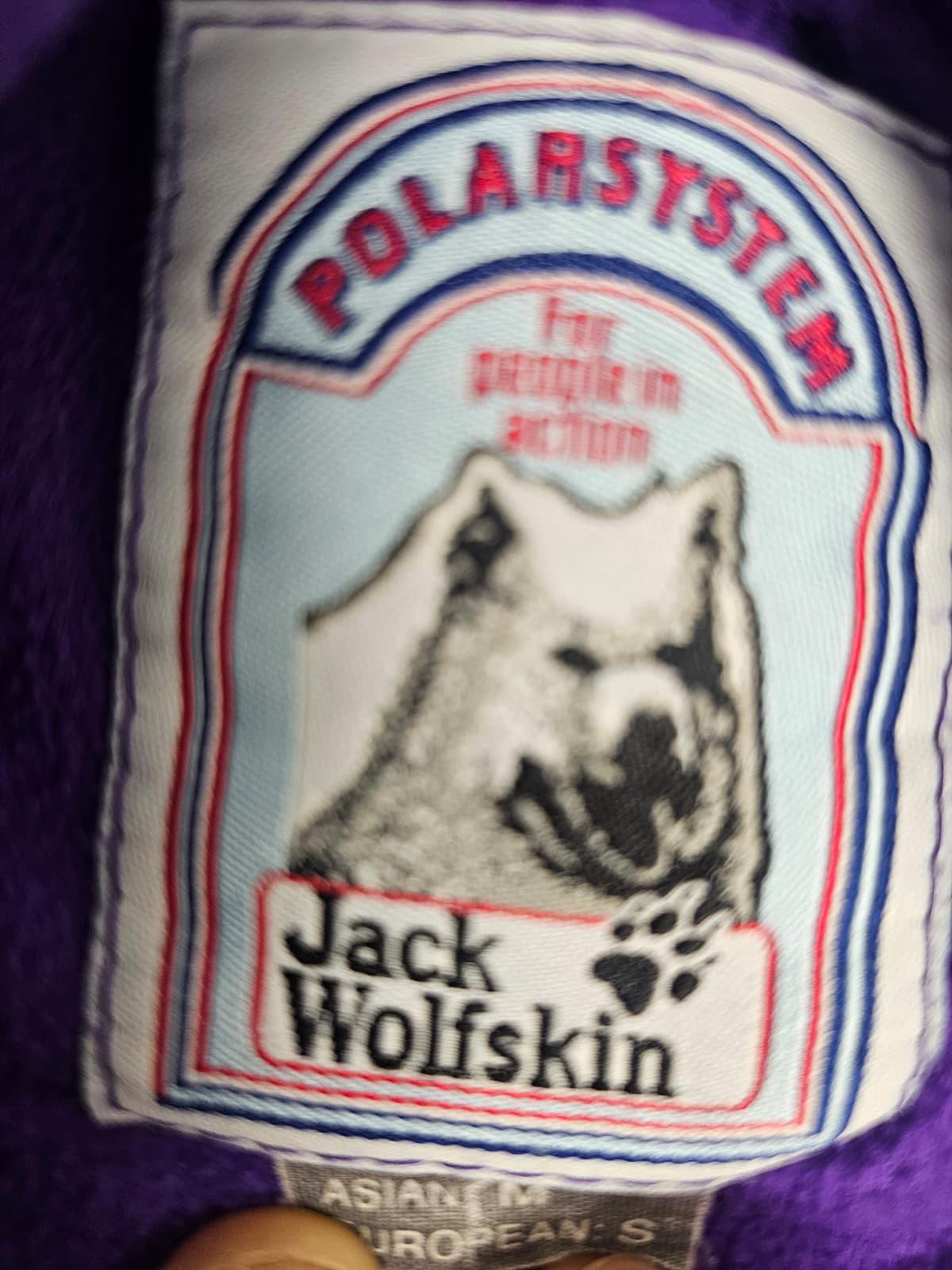 Jack Wolfskin Womens Vintage Polartec Snap Button Embroidered Fleece Jumper - S