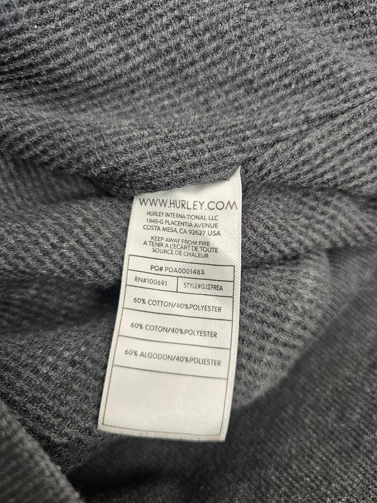 Hurley Womens Y2K 2000's Heavyweight Surfwear Hoodie Jacket - XS/Extra Small 4