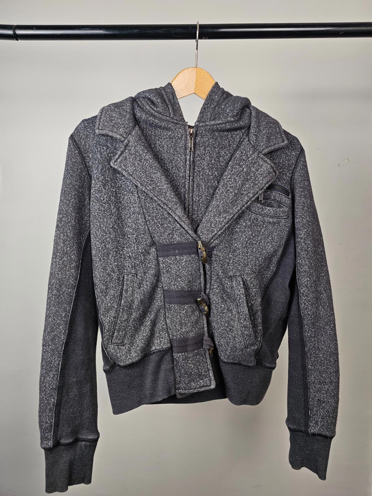Hurley Womens Y2K 2000's Heavyweight Surfwear Hoodie Jacket - XS/Extra Small 4