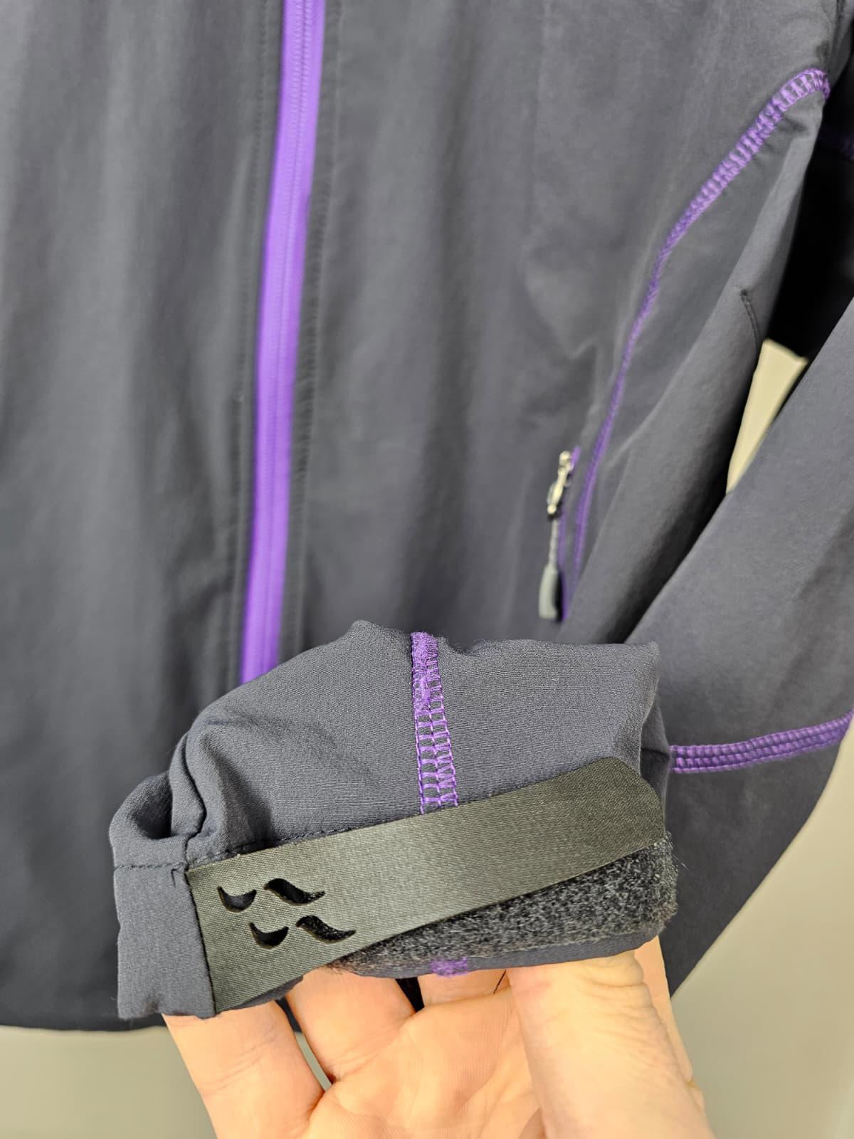 Rab Womens Full Zip Soft Shell Style Casual/Activewear Jacket -UK 14 Grey/Purple