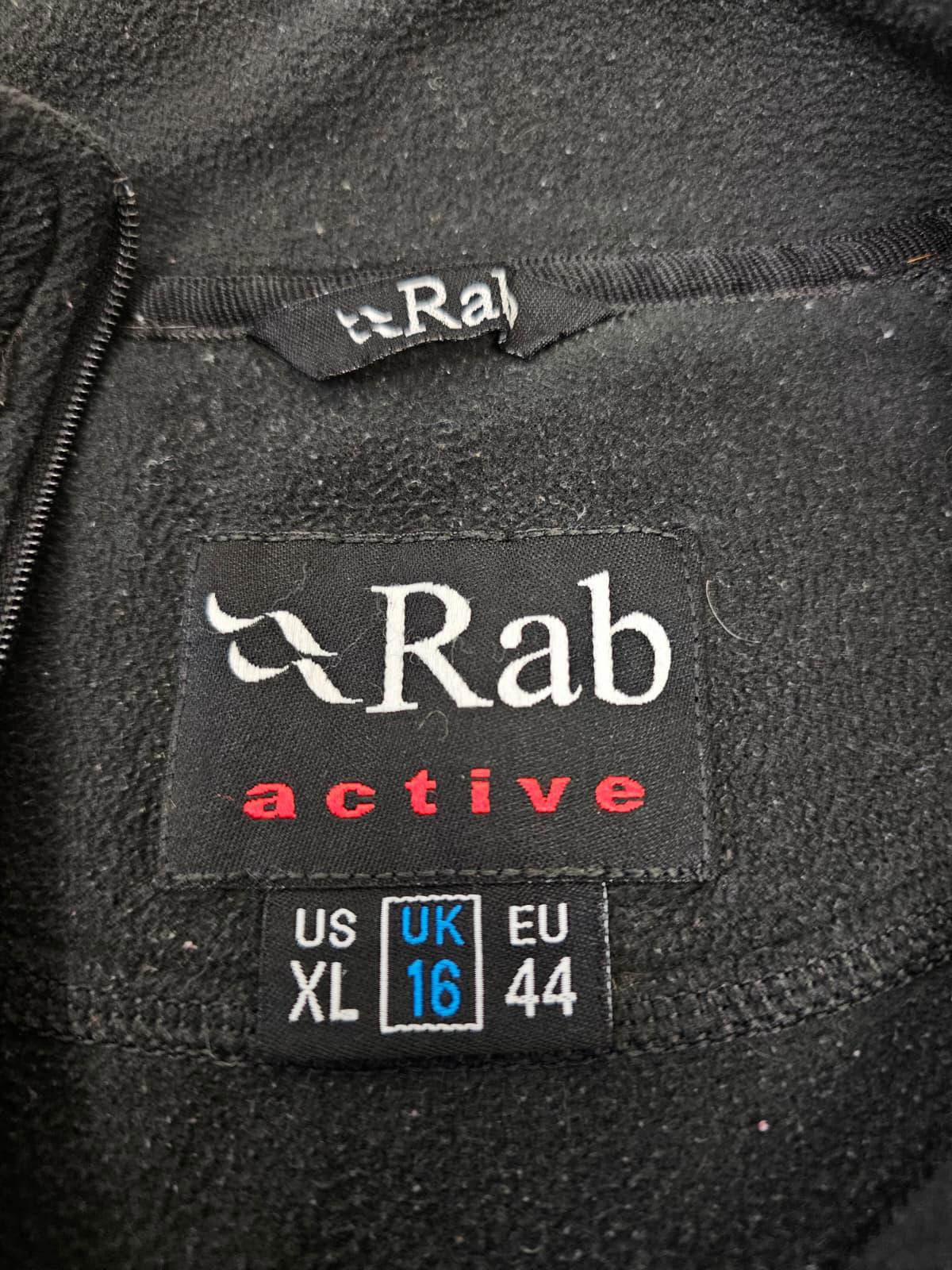 Rab Active Womens Polartec 1/4 Zip Pullover Fleece Jumper - UK 16 - Black