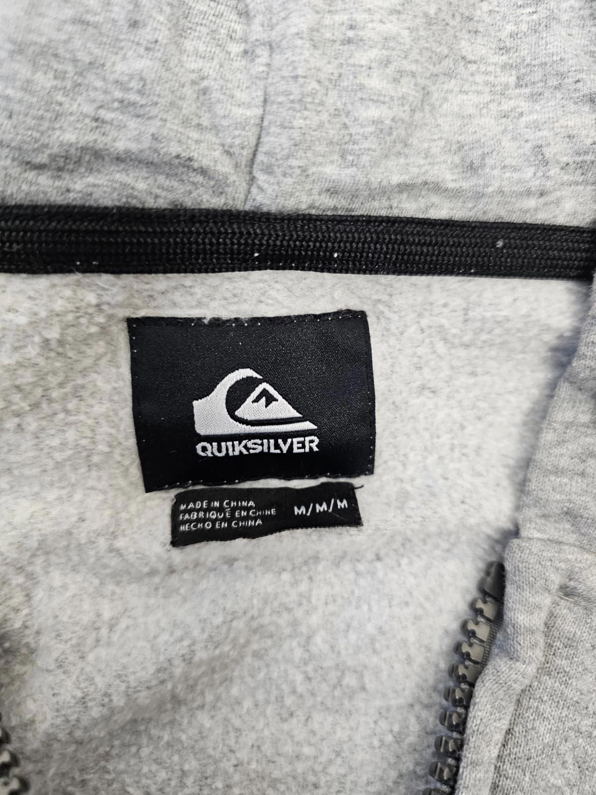 Quiksilver Womens Surfwear Full Zip Hoodie Jacket - M/Medium - 10-12 - Grey