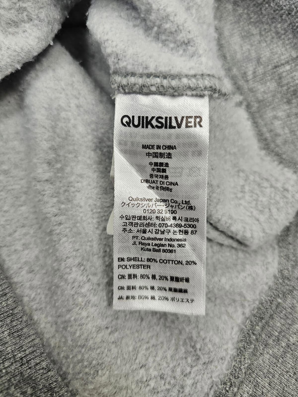 Quiksilver Womens Surfwear Full Zip Hoodie Jacket - M/Medium - 10-12 - Grey