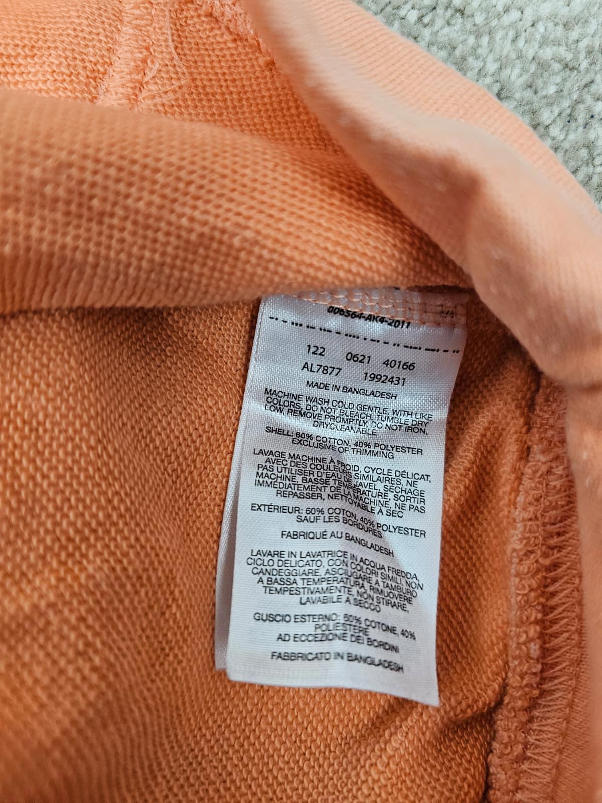 Columbia 1/2 Zip Pullover Sweatshirt Jumper - XL/Extra large (18) - Peach/Coral