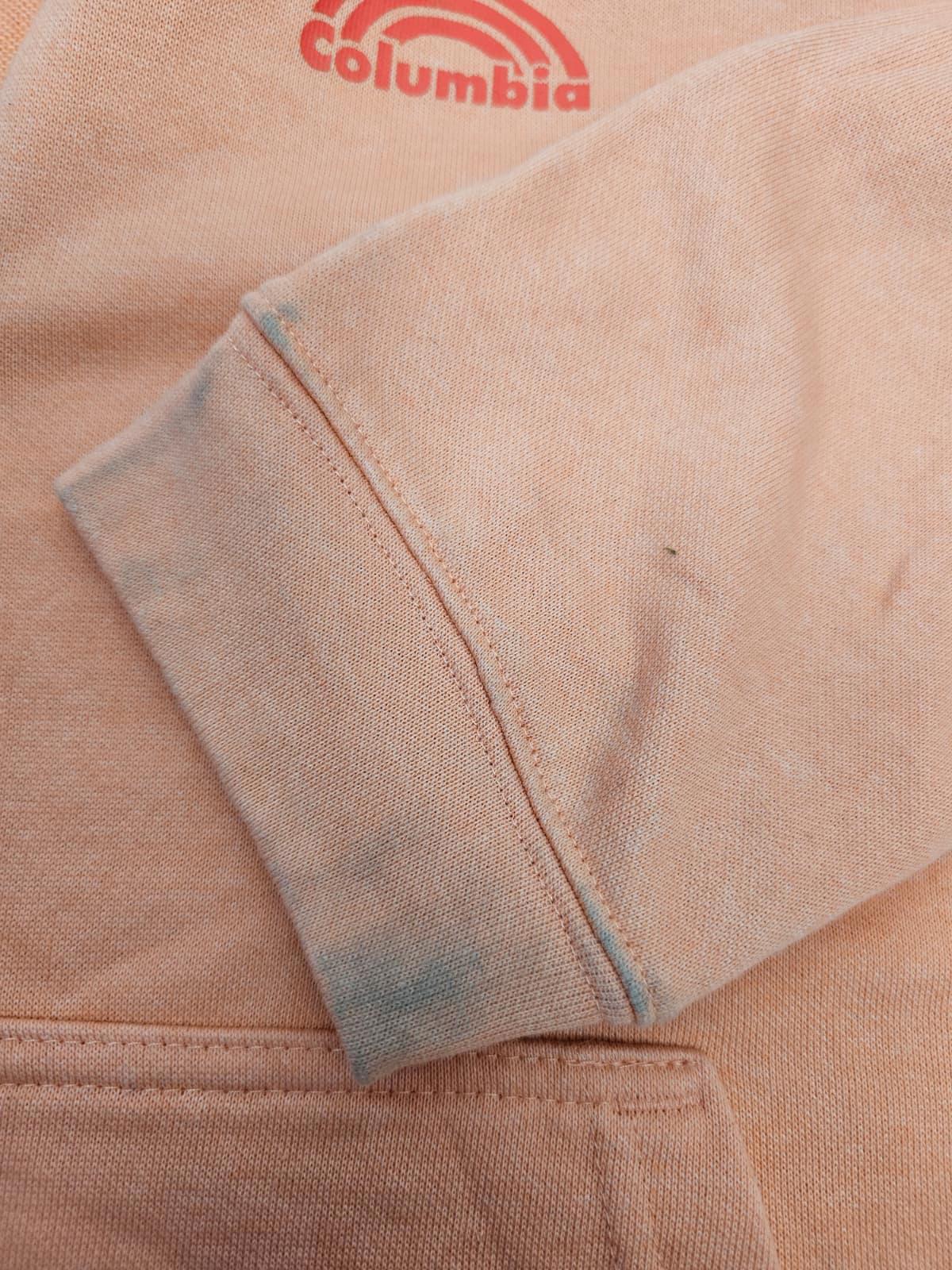 Columbia 1/2 Zip Pullover Sweatshirt Jumper - XL/Extra large (18) - Peach/Coral
