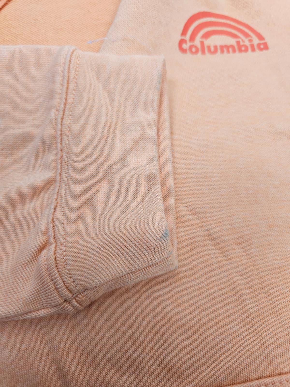 Columbia 1/2 Zip Pullover Sweatshirt Jumper - XL/Extra large (18) - Peach/Coral