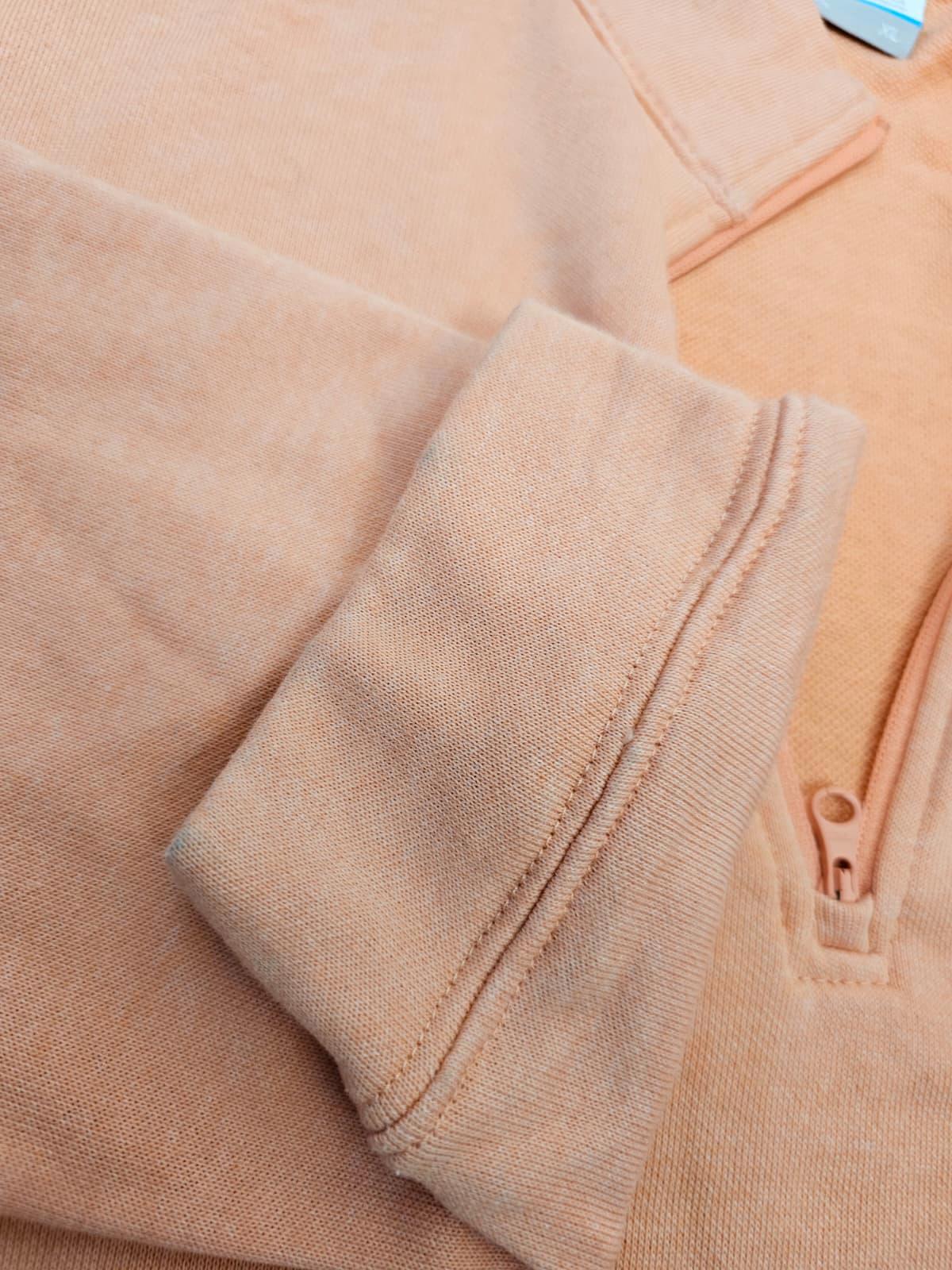 Columbia 1/2 Zip Pullover Sweatshirt Jumper - XL/Extra large (18) - Peach/Coral