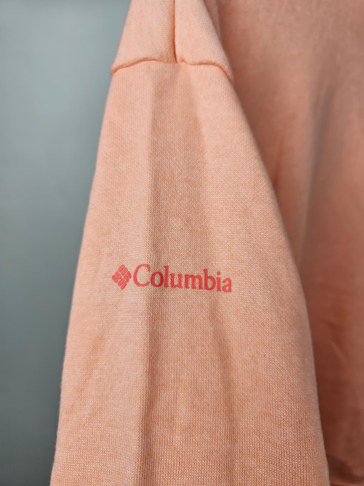 Columbia 1/2 Zip Pullover Sweatshirt Jumper - XL/Extra large (18) - Peach/Coral